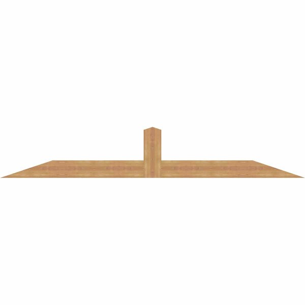 Ekena Millwork Portland Smooth Timber Gable Bracket, Western Red Cedar, 96"W x 16"H x 1 1/2"D x 5 1/2"F, 4/12 Pitch GBW096X16X0206POR00SWR - main